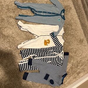PJ lot - 3-6 month Gymboree, Little Me, Ralph Lauren, Burt’s Bees